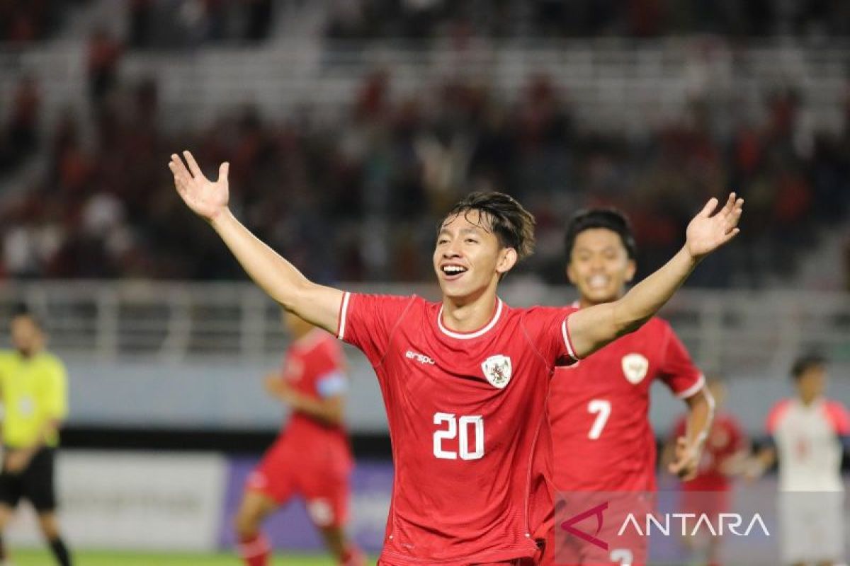 Indonesia U-19 cukur Filipina 4-0 di babak pertama