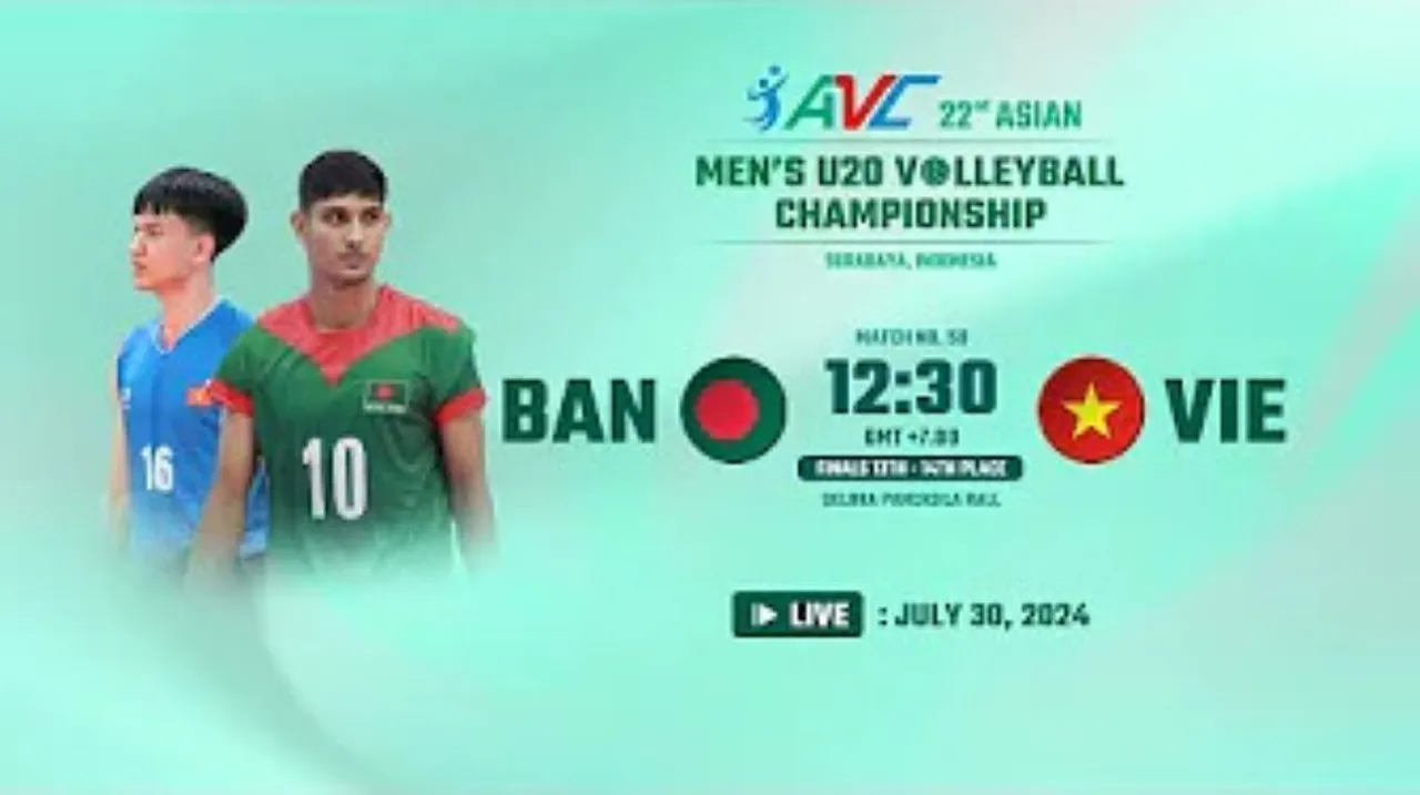 Link Live Streaming AVC U-20 2024 Putra: Bangladesh vs Vietnam